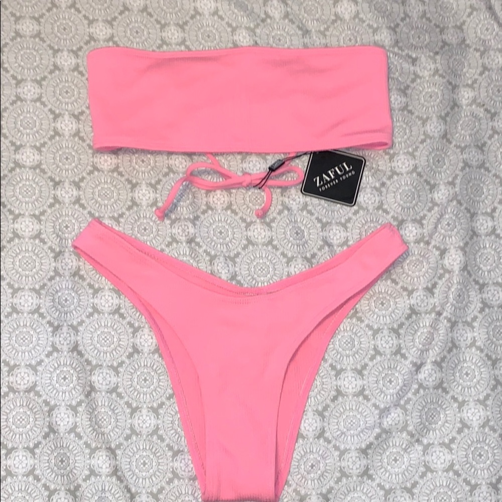 NWT Zaful Cheeky Bandeau Bikini